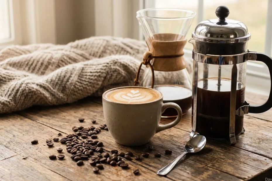 How many days until National Coffee Day countdown with steaming coffee cup