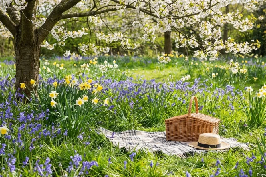 How many days until Spring Bank Holiday calendar showing countdown overlay